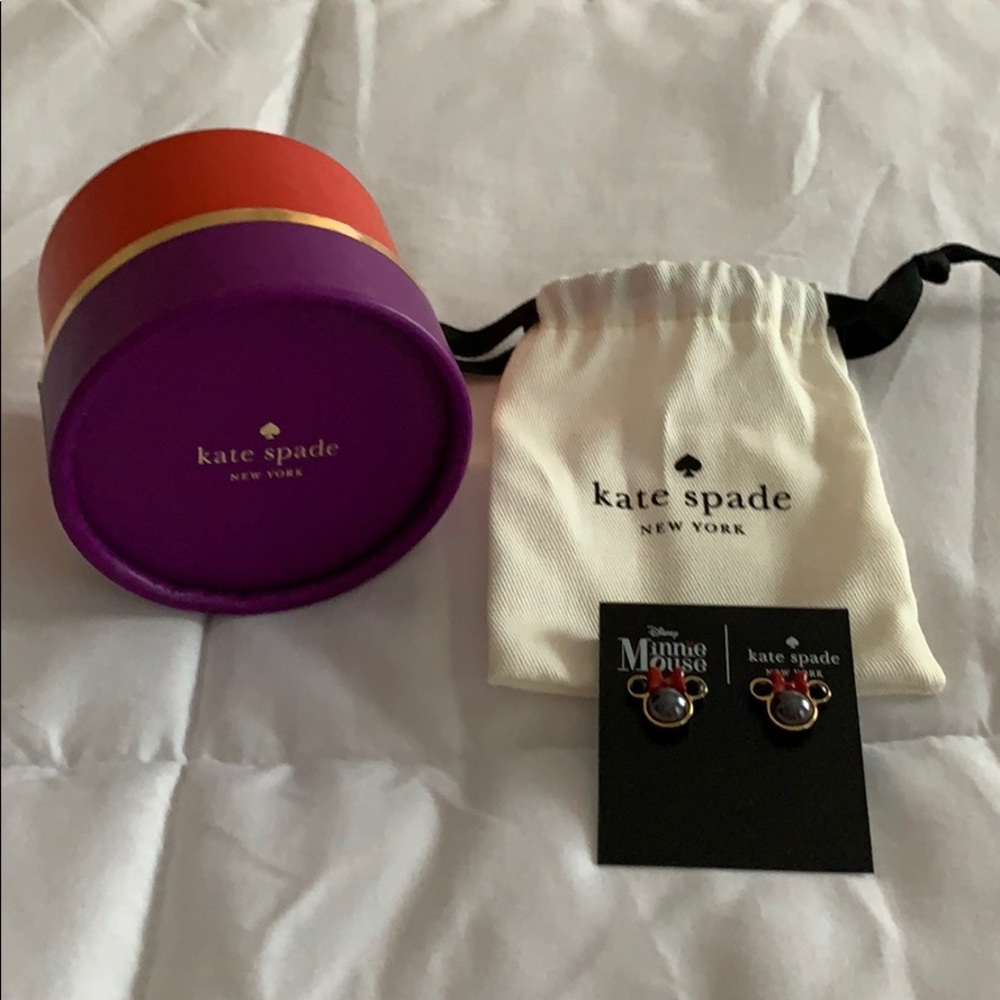 New In Box - Kate Spade Minnie Mouse Earrings